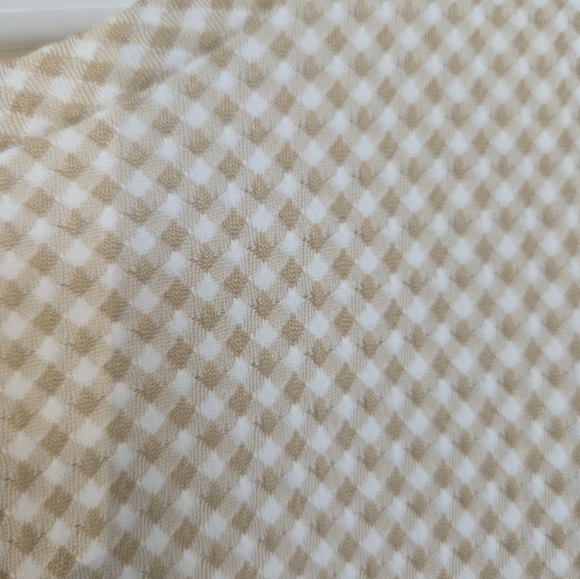 NWT Ann Taylor Factory tan white top - Picture 4 of 5